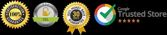 100% Satisfaction Guarantee | SSL Secure | 30 Days Money Back | Google Trusted Store